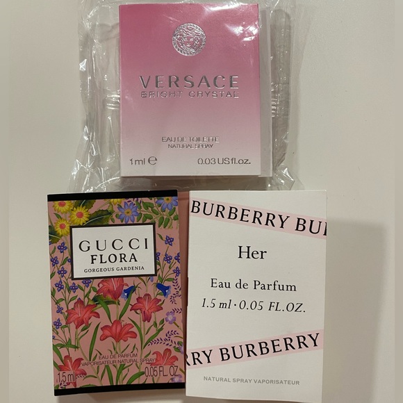 Designer Perfume Sample Bundle - Marc Jacobs, Gucci, Versace, Burberry Fragrance - Picture 3 of 6